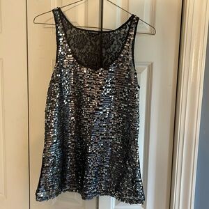 Sequin tank top